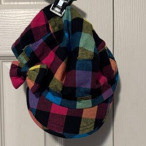 Disney Colorful Plaid Cap